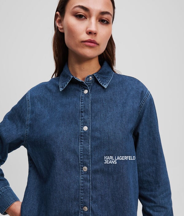 Karl Lagerfeld CHEMISE BOXY EN DENIM