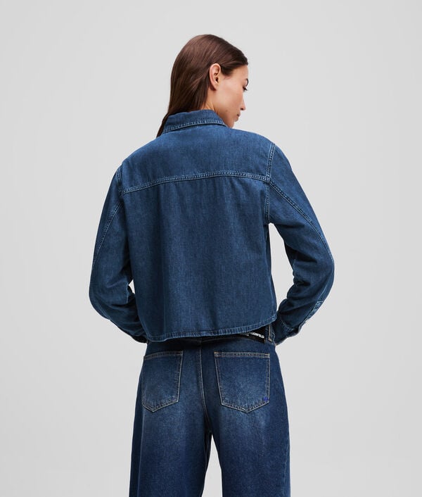 Karl Lagerfeld CHEMISE BOXY EN DENIM