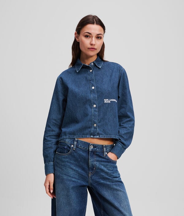 karl lagerfeld CHEMISE BOXY EN DENIM