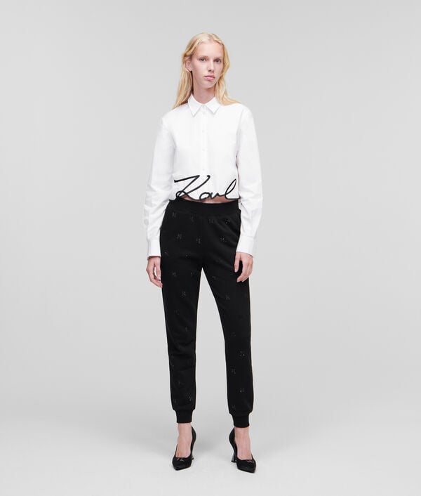 Karl Lagerfeld CHEMISE CROPPED KARL SIGNATURE