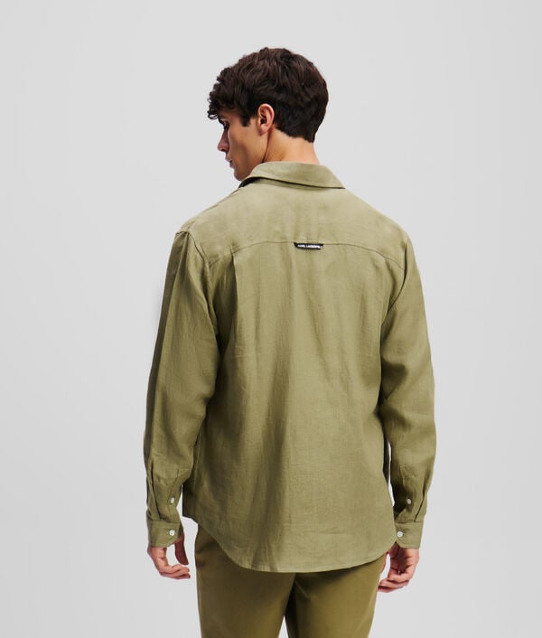 Karl Lagerfeld CHEMISE EN LIN KL MONOGRAM