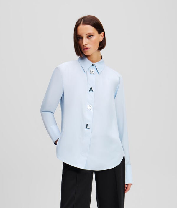 karl lagerfeld CHEMISE ORNÉE DES LETTRES KARL