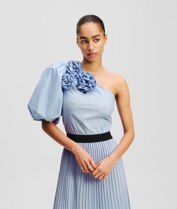 karl lagerfeld CHEMISIER À ÉPAULE DÉNUDÉE À FLEURS