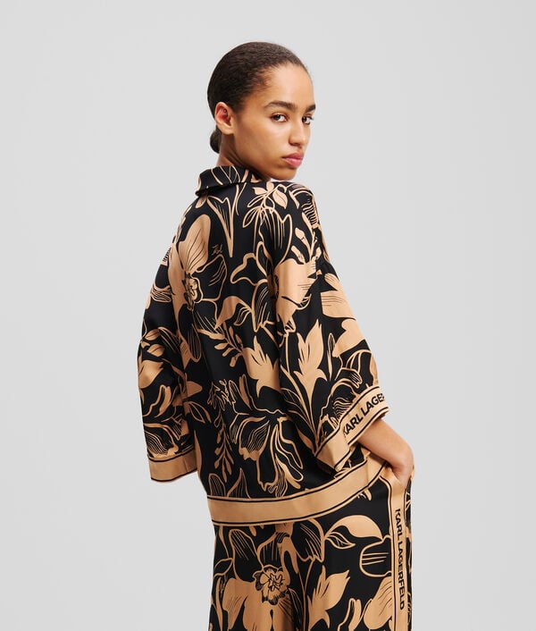 Karl Lagerfeld Chemisier à Manches Courtes