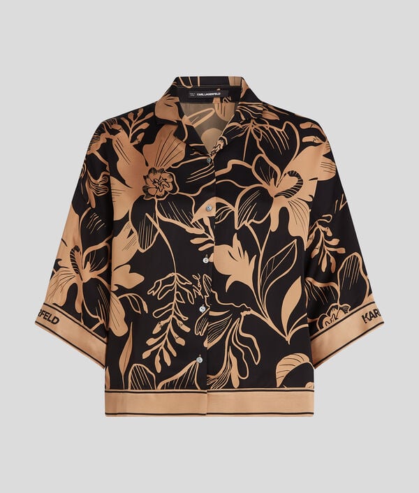 Karl Lagerfeld Chemisier à Manches Courtes