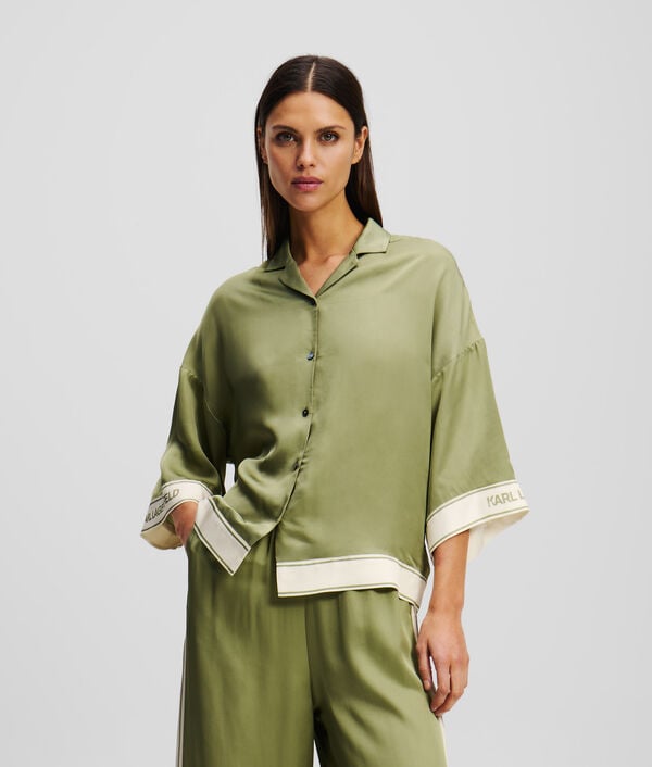 karl lagerfeld Chemisier à manches courtes