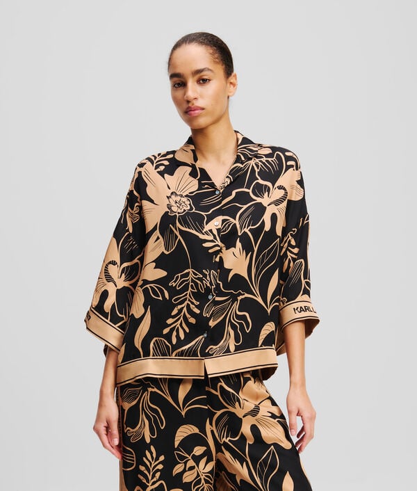 karl lagerfeld Chemisier à manches courtes