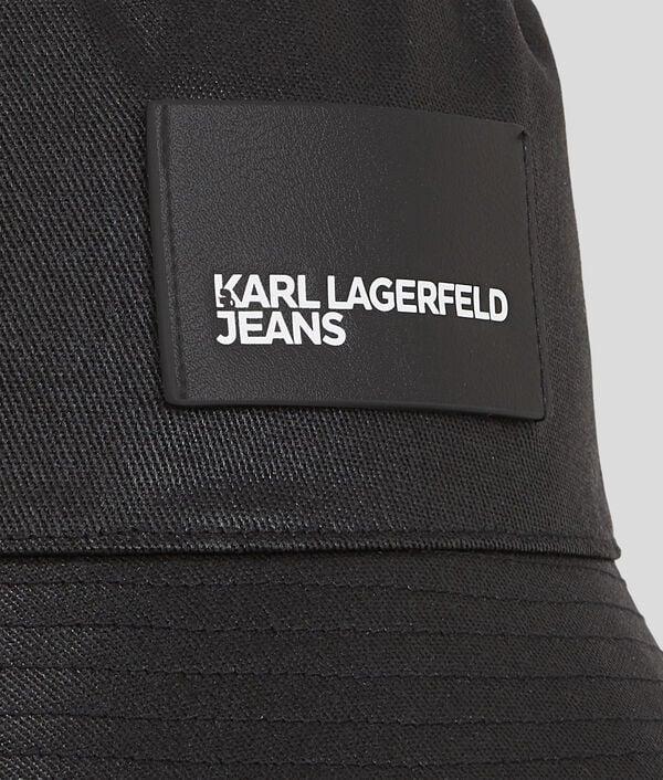 Karl Lagerfeld COATED DENIM BUCKET HAT