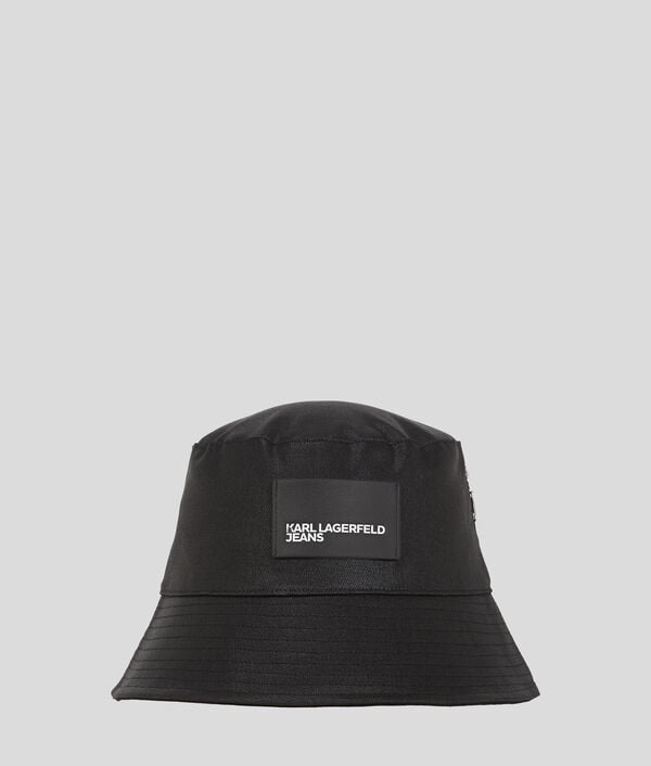 karl lagerfeld COATED DENIM BUCKET HAT