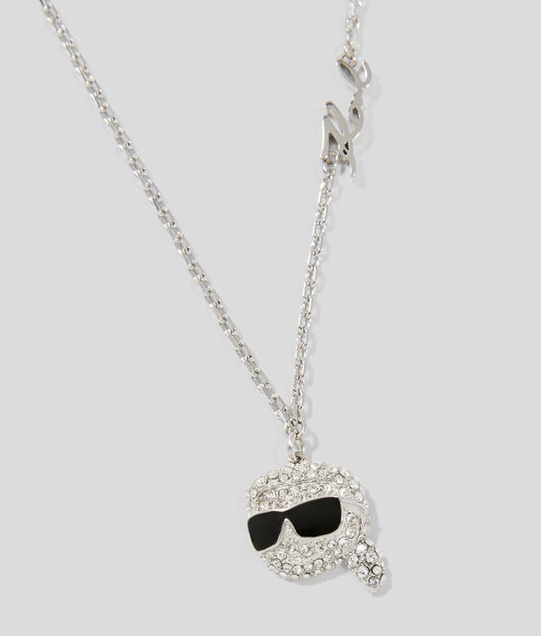 Karl Lagerfeld Collier à Breloque Pavé Ikon