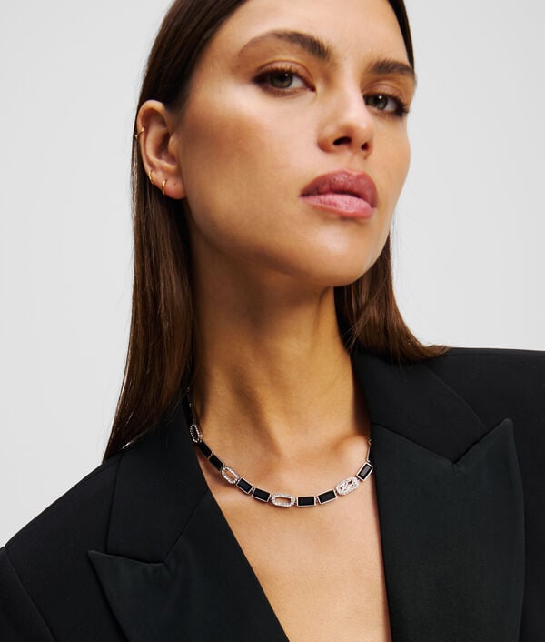 Karl Lagerfeld Collier Chaîne Pavé KARL Signature