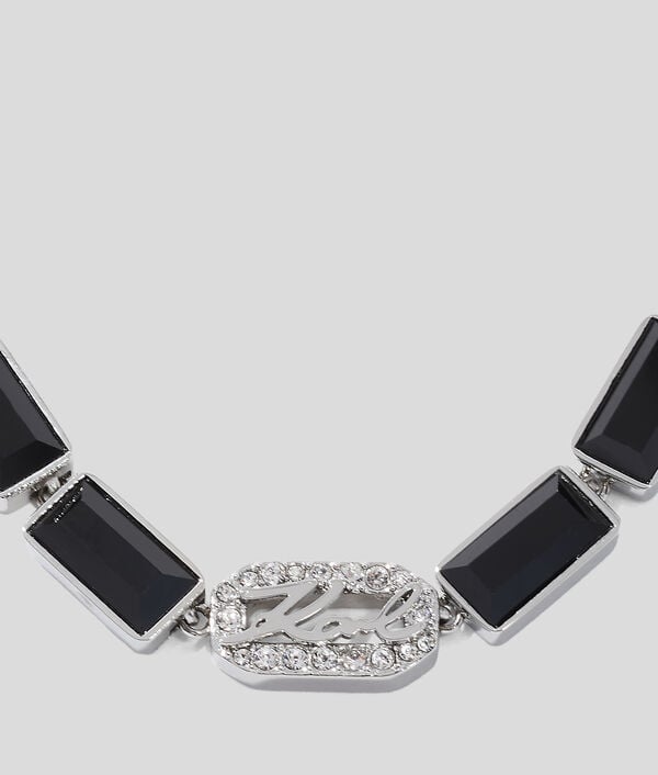 Karl Lagerfeld Collier Chaîne Pavé KARL Signature
