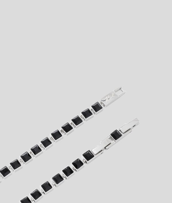 Karl Lagerfeld Collier De Cristaux Noirs