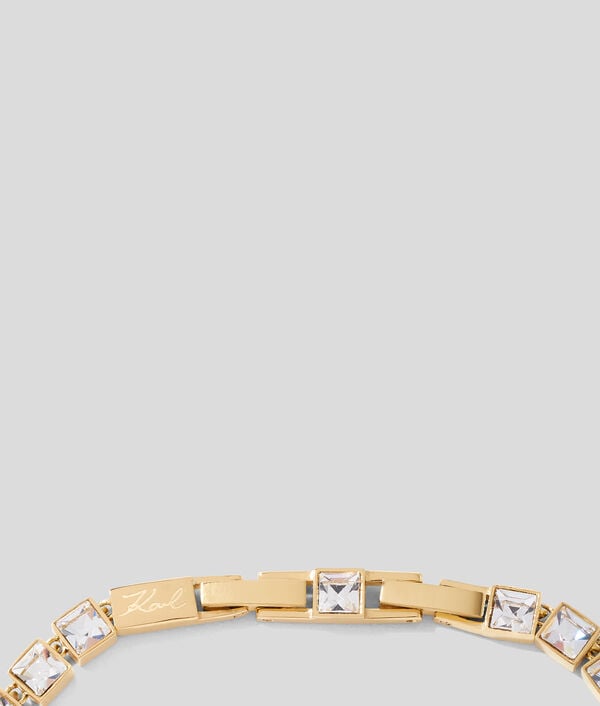 Karl Lagerfeld Collier En Cristal Doré