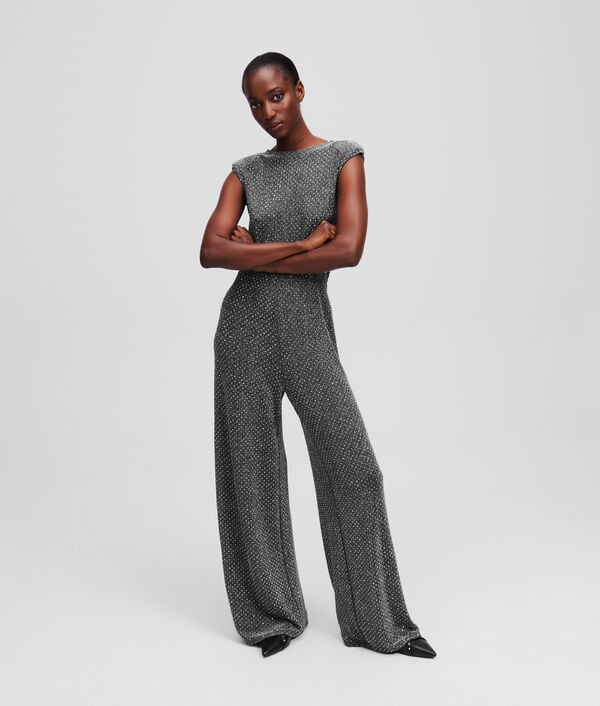 Karl Lagerfeld COMBINAISON À STRASS EN JERSEY