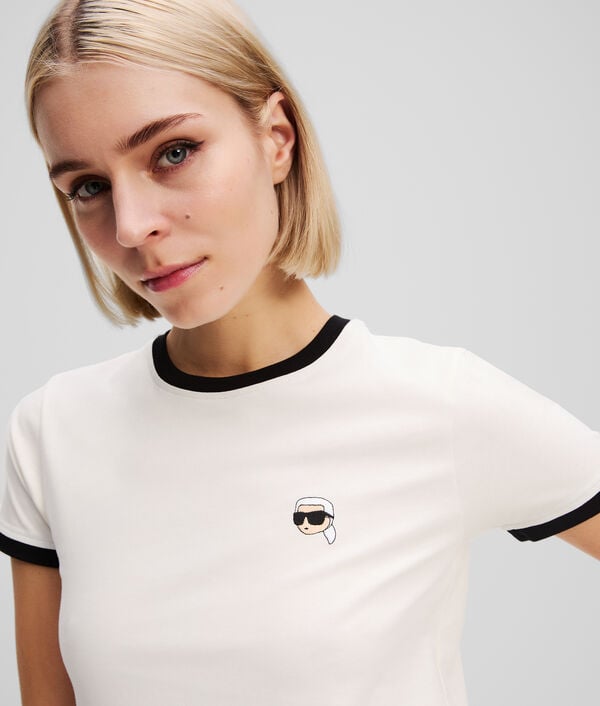Karl Lagerfeld CONTRAST PIPING IKON T-SHIRT