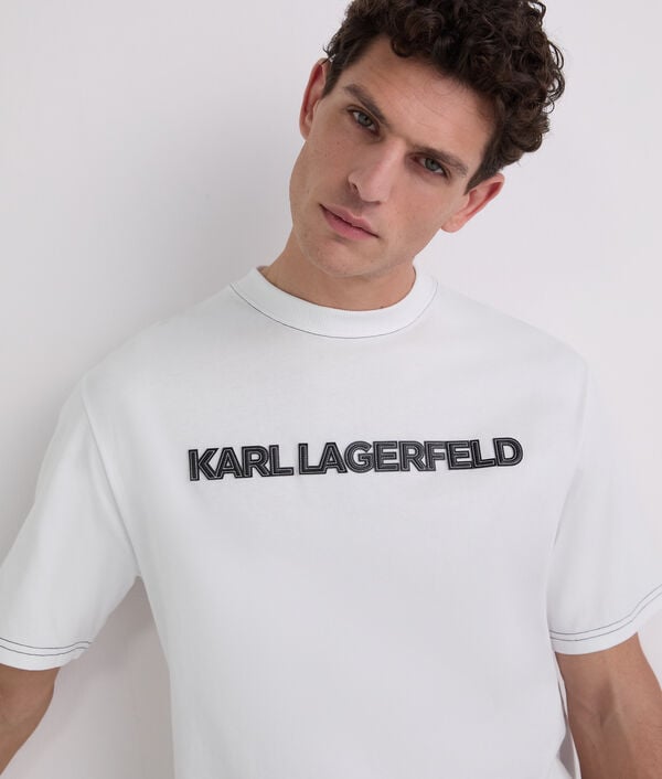 Karl Lagerfeld CONTRAST STITCH T-SHIRT