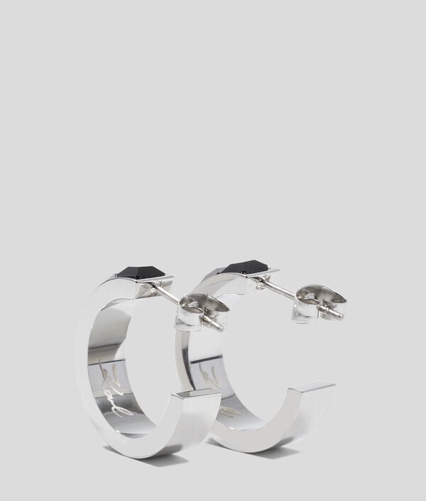 Karl Lagerfeld Créoles En Cristaux