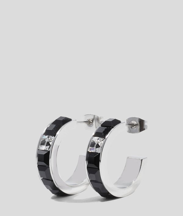 karl lagerfeld Créoles en cristaux