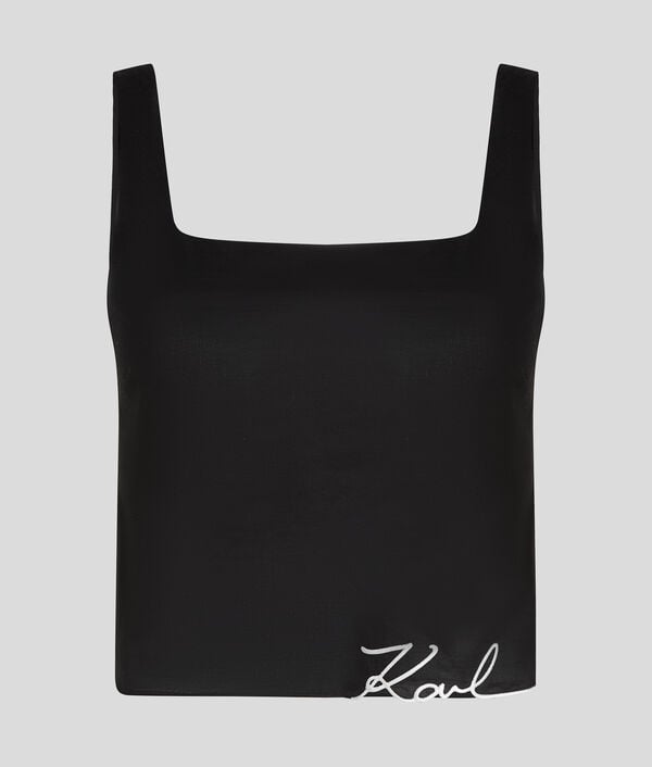 Karl Lagerfeld CROP TOP DE PLAGE K/SIGNATURE