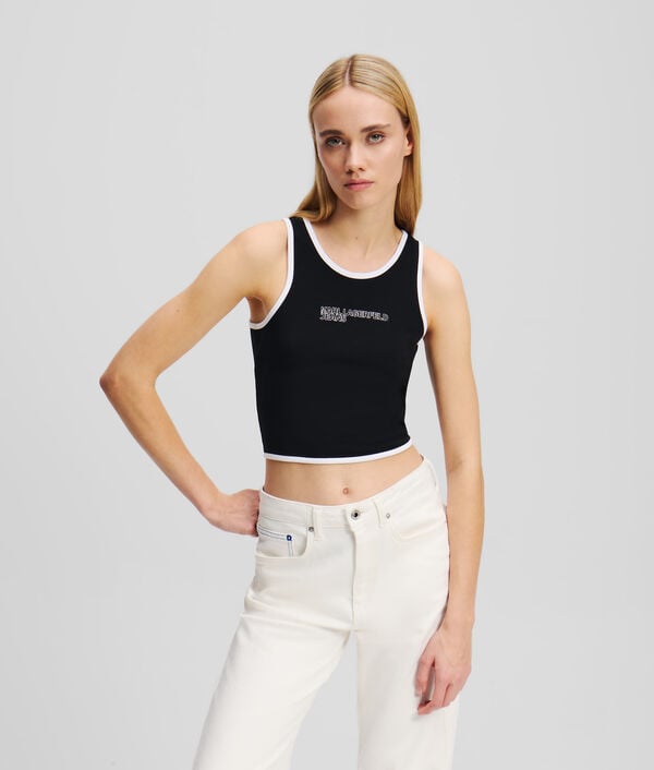 karl lagerfeld DÉBARDEUR À DÉTAIL PASSEPOIL