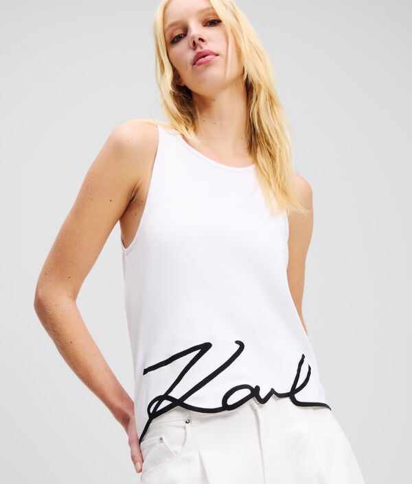 Karl Lagerfeld DÉBARDEUR À OURLET KARL SIGNATURE