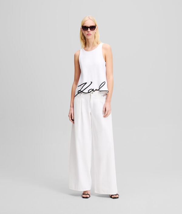 Karl Lagerfeld DÉBARDEUR À OURLET KARL SIGNATURE