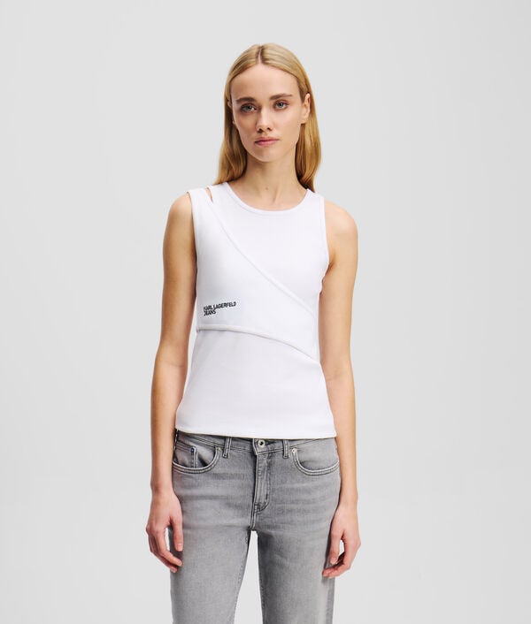 karl lagerfeld DÉBARDEUR CÔTELÉ