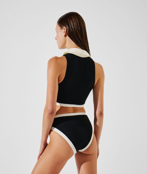 Karl Lagerfeld DÉBARDEUR DE BIKINI MONOCHROME