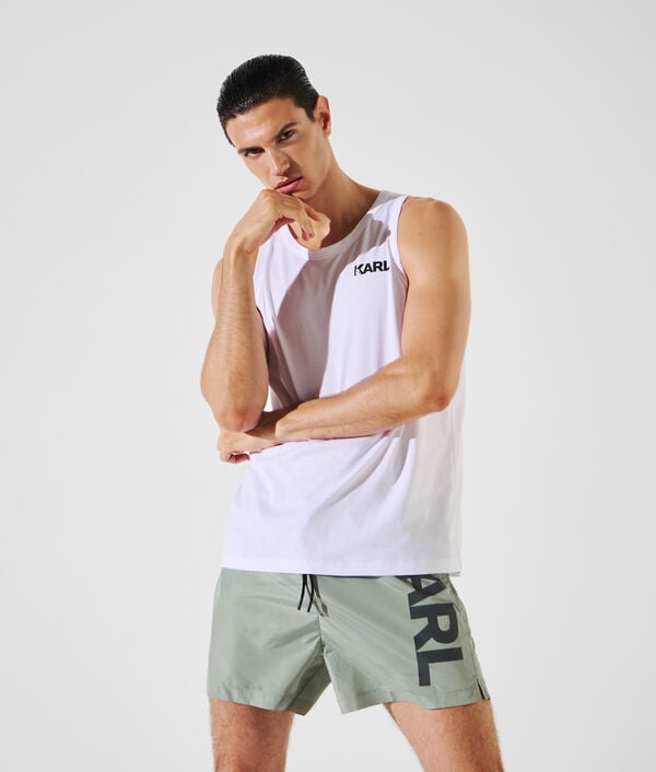 karl lagerfeld DÉBARDEUR DE PLAGE AVEC LOGO KARL