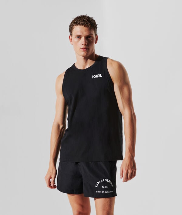 karl lagerfeld DÉBARDEUR DE PLAGE AVEC LOGO KARL