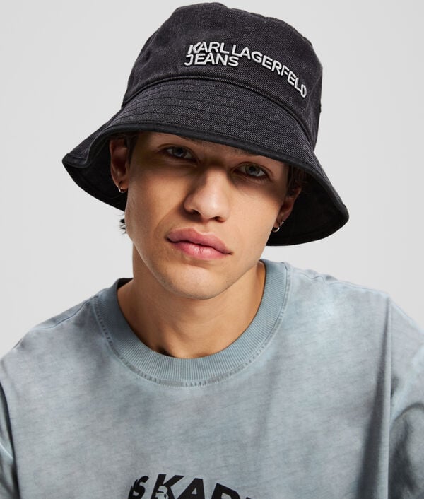 Karl Lagerfeld DENIM BUCKET HAT