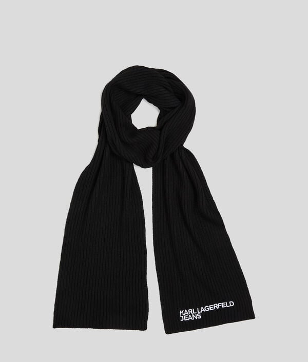 Karl Lagerfeld ÉCHARPE COTELÉE À LOGO KLJ