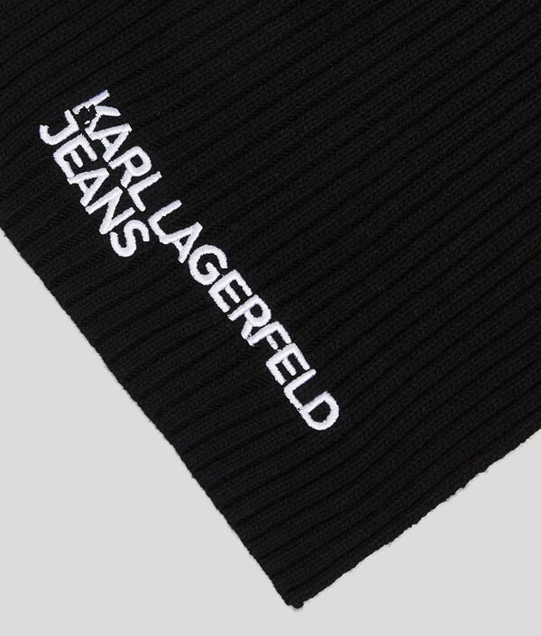 Karl Lagerfeld ÉCHARPE COTELÉE À LOGO KLJ