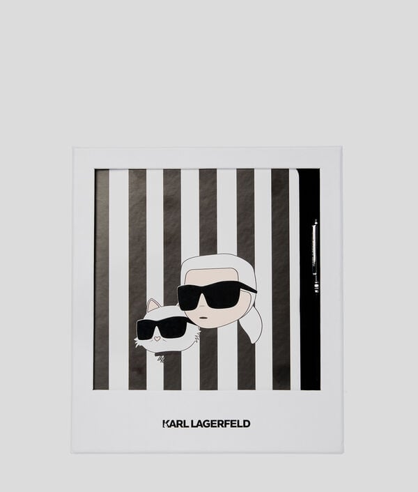 Karl Lagerfeld ENSEMBLE CARNET ET STYLO IKON