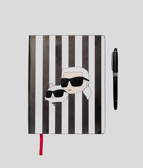 karl lagerfeld ENSEMBLE CARNET ET STYLO IKON