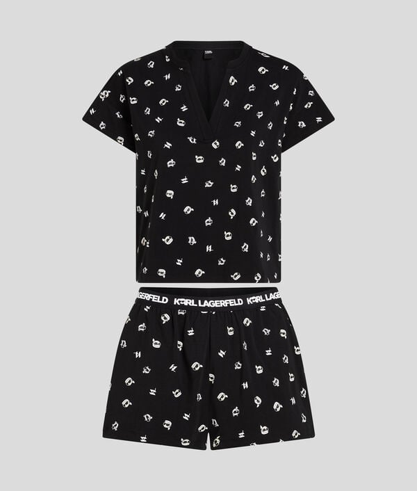 Karl Lagerfeld ENSEMBLE PYJAMA AVEC SHORT IKON