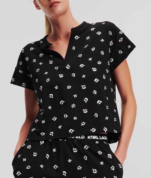 Karl Lagerfeld ENSEMBLE PYJAMA AVEC SHORT IKON