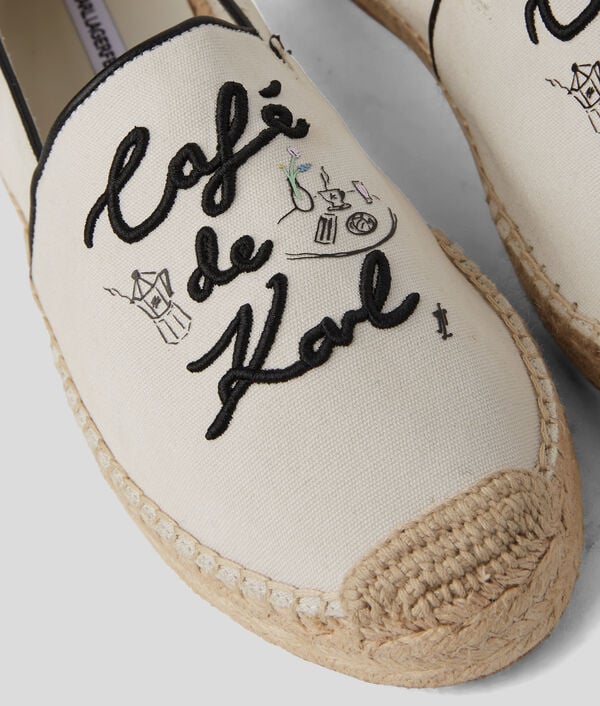 Karl Lagerfeld ESPADRILLES KAMINI DUO CAFÉ DE KARL