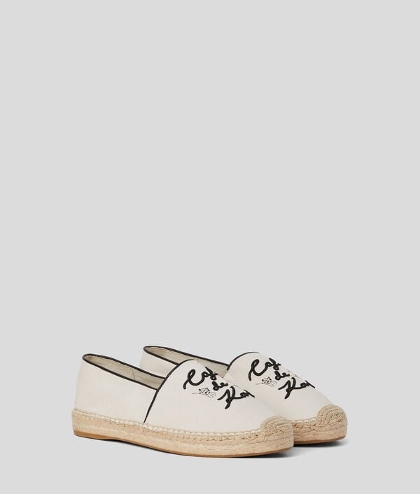 karl lagerfeld ESPADRILLES KAMINI DUO CAFÉ DE KARL