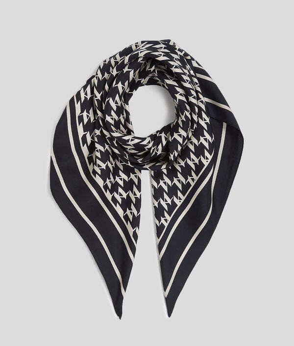 Karl Lagerfeld FOULARD EN SOIE KL MONOGRAM