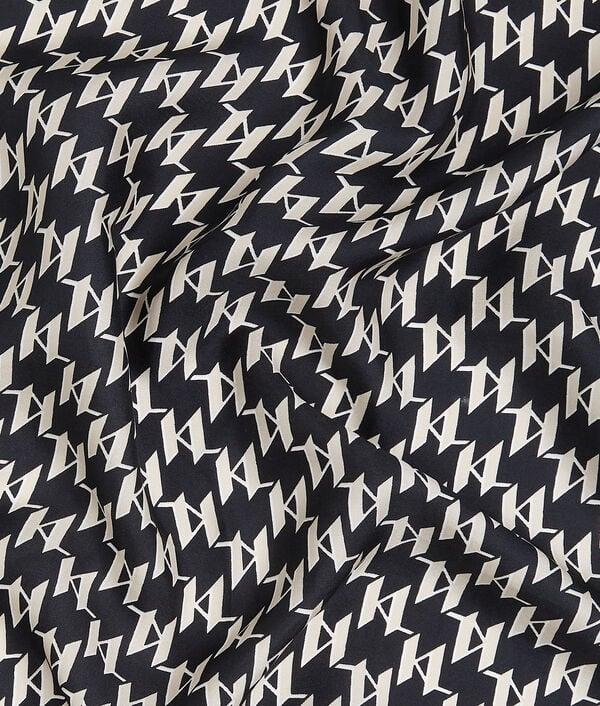 Karl Lagerfeld FOULARD EN SOIE KL MONOGRAM