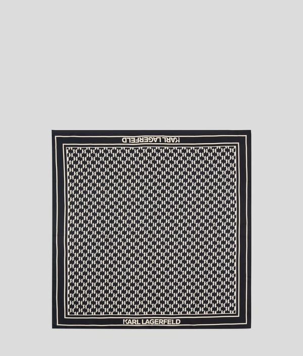 karl lagerfeld FOULARD EN SOIE KL MONOGRAM