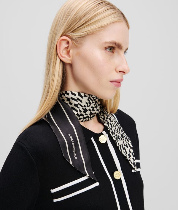Karl Lagerfeld FOULARD FIN EN SOIE K/ESSENTIAL