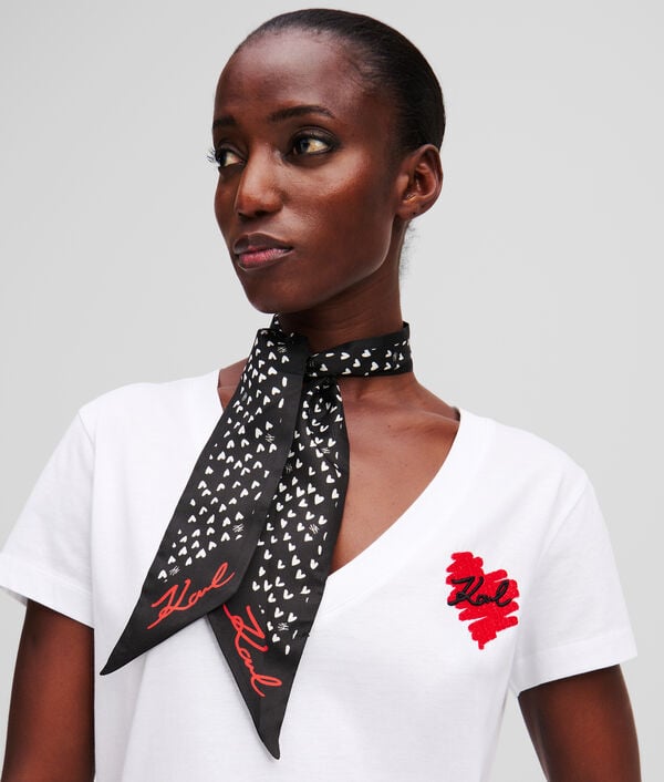 Karl Lagerfeld FOULARD MINCE K/HEART