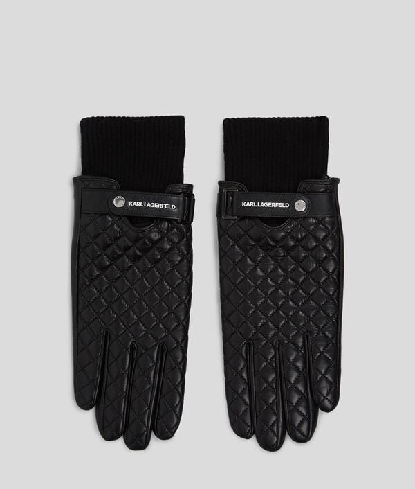 karl lagerfeld GANTS EN CUIR K/ESSENTIAL
