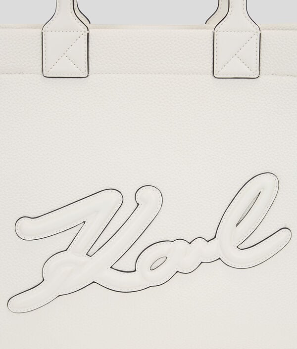 Karl Lagerfeld GRAND CABAS EN CUIR GRAINÉ K/SKUARE