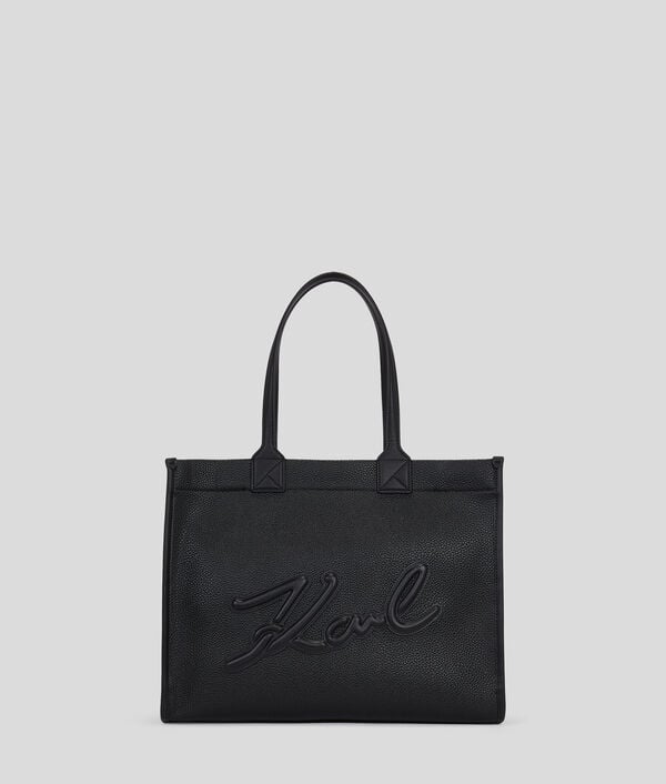 karl lagerfeld GRAND CABAS EN CUIR GRAINÉ K/SKUARE