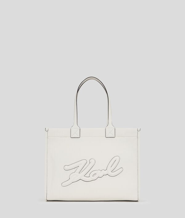 karl lagerfeld GRAND CABAS EN CUIR GRAINÉ K/SKUARE