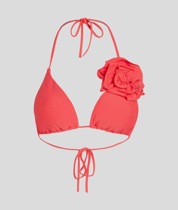 Karl Lagerfeld HAUT DE BIKINI TRIANGLE FLORAL